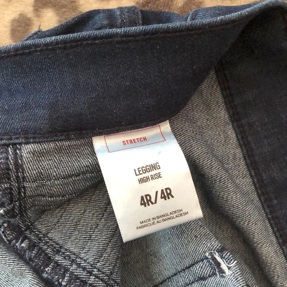 2019 Express High Rise Legging Moto Jeans in Blue Wash Size 4 Women’s